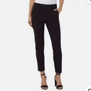 LVPL Pull On Trouser Pant Stretch Mid Rise Straight Leg Pockets Size 16/33.